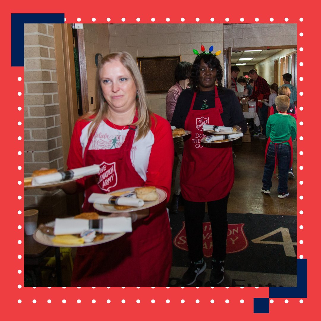 salarmyalm's tweet photo. For many, a warm Christmas dinner is a dream out of reach. You can help make it a reality. This season, give the gift of a full table and fuller hearts by supporting The Salvation Army's fight against hunger. ๐ฝ๏ธโค๏ธ
#Christmas #DoTheMostGood #GiveBack #SalvationArmy https://t.co/JQCRmMlXhS