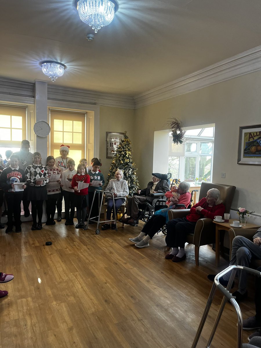 A beautiful morning at <a href="/Runwood_Homes/">runwood_homes</a> Eastham with our Oak Class singing Christmas carols to the residents.