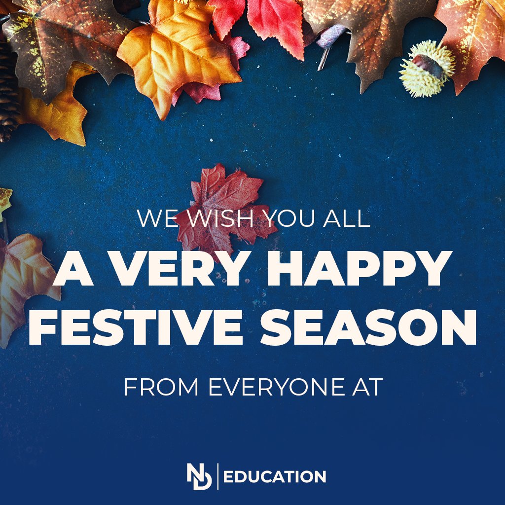 ndeducation's tweet photo. As the holiday season approaches and many begin to unwind, we want to take a moment to wish you all a joyful and peaceful time. Whether you're celebrating or simply enjoying the season with those you care about, we hope it's filled with happiness and relaxation.✨🎄

#NDEducation https://t.co/qMFXn1Xoyi