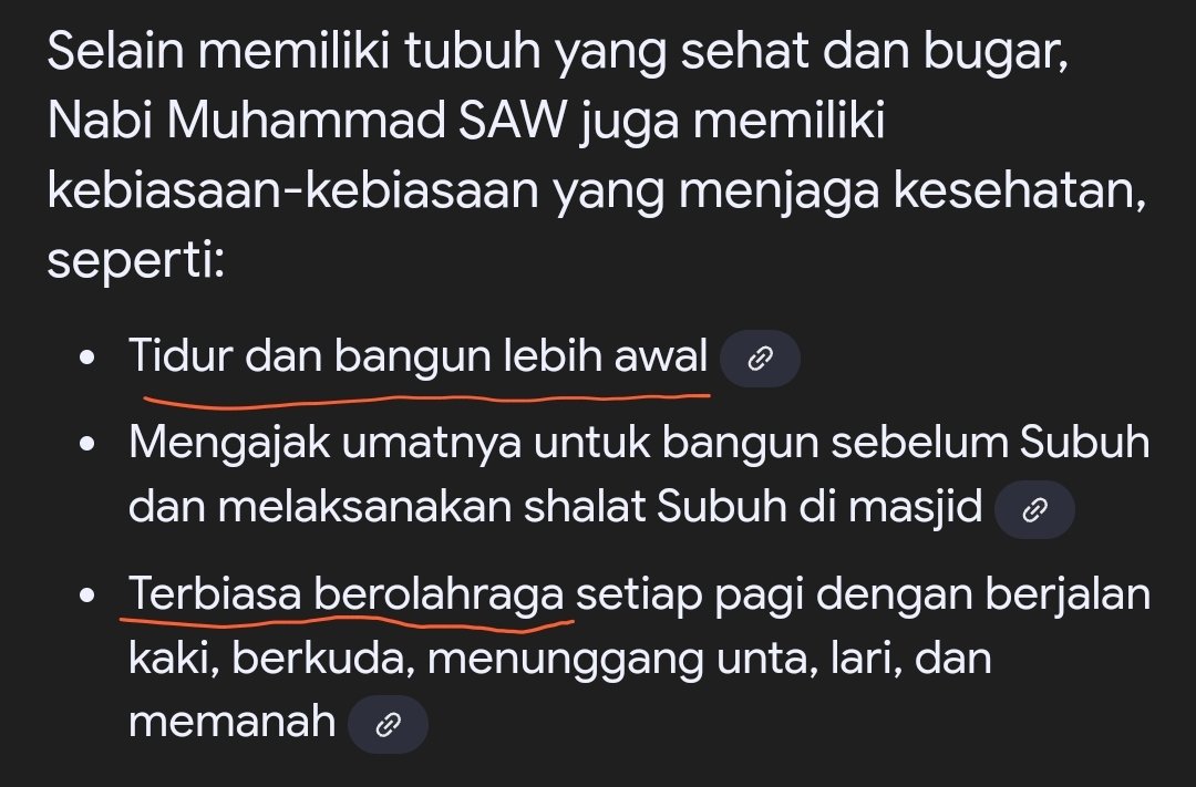 Mengaku cinta Rasulullah, tapi olah raga saja enggan. Makannya masih berantakan. Rasulullah itu rajin olah raga dan menjaga kesehatan.