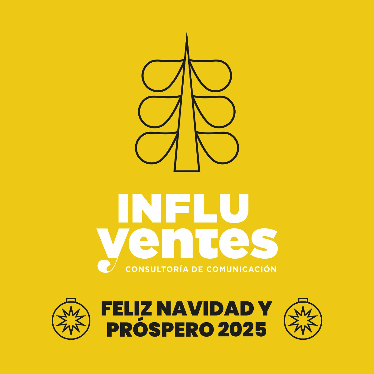 Todo el equipo de #InfluyentesComunicación deseamos a clientes y amigos una muy feliz Navidad y un muy próspero Año Nuevo 2025. 🥂 ¡Gracias por confiar en nosotros un año más, permitiéndonos formar parte de vuestros proyectos y sueños!

#Influyentes
#InfluyentesCantabria