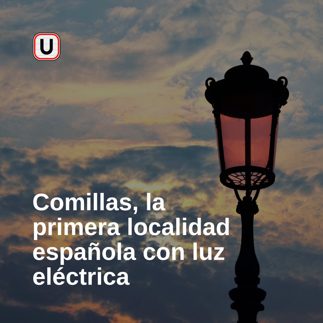 urbasenal's tweet image. Comillas fue la primera localidad española en tener luz eléctrica en 1881💡

¿La razón? El primer marqués de Comillas, Antonio López y López, decidió instalar 30 faroles eléctricos para recibir al rey Alfonso XII en su pueblo natal🏡👑

#IluminaciónUrbana #Historia #farolas