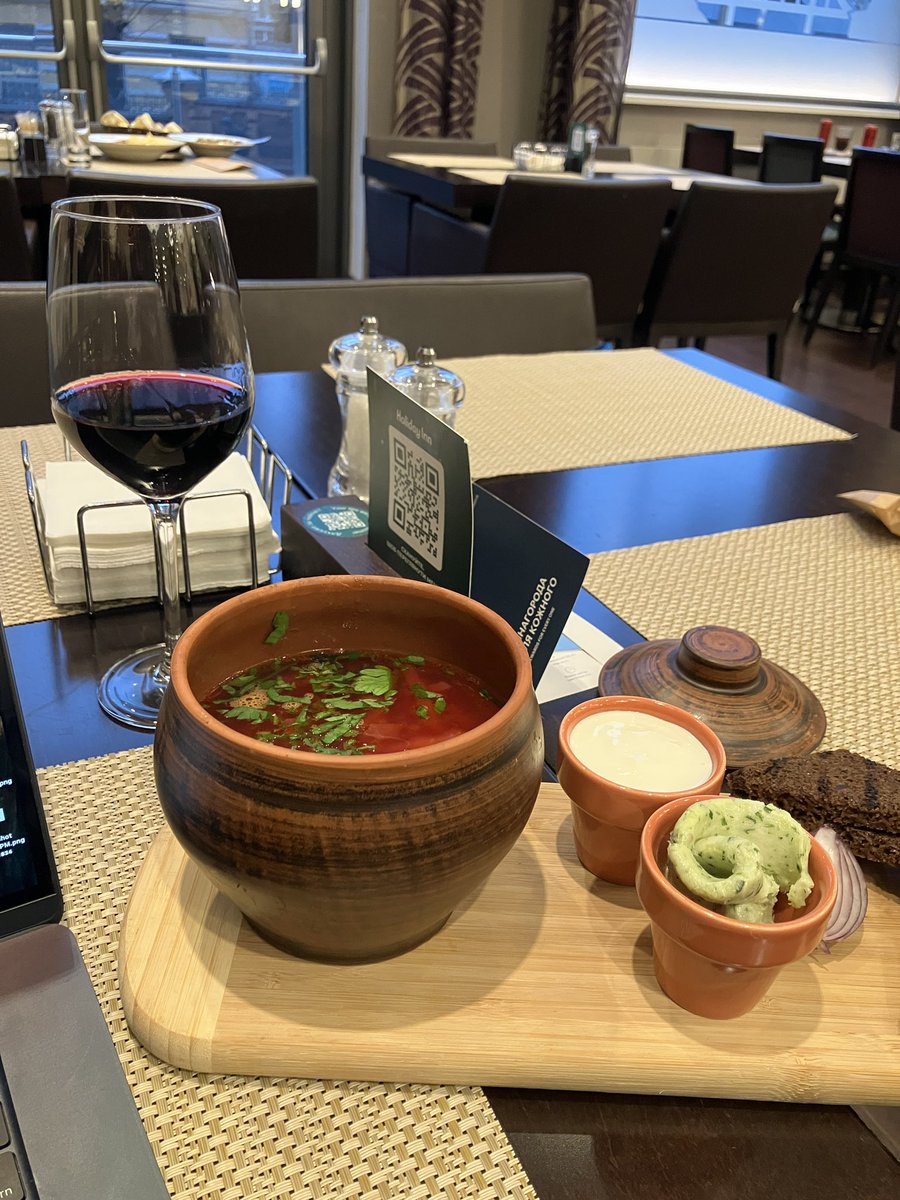 SanjayDani's tweet photo. POV Christmas mood in Kyiv:
Evening: Happily savoring Ukrainian borsch by a beautiful hotel window. 🥘
Morning: Tip-toeing through glass-strewn lobby, watching horror unfold through same window. 💔
#KyivLife #UkraineReality https://t.co/q83KgOY9fH