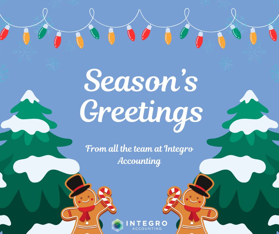 integroacc's tweet image. A final Seasons Greetings and a Happy New Year to all from the team at Integro Accounting.