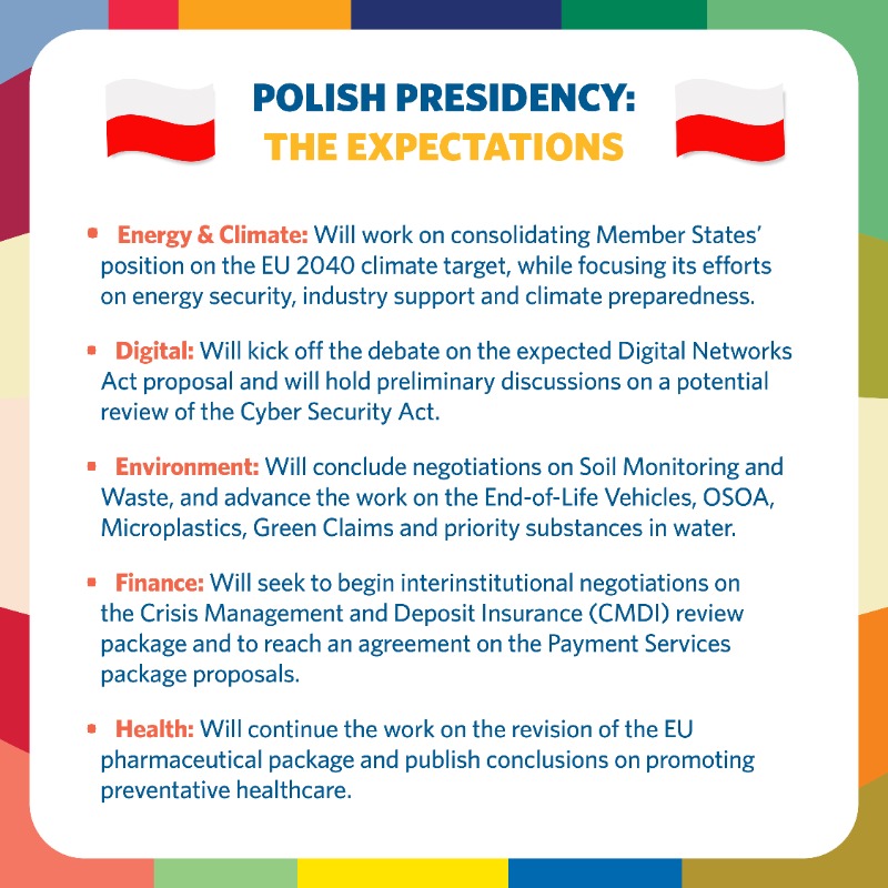 fleishmanEU's tweet photo. 📢 @POLAND25EU takes the helm! 🇵🇱

Today marks the first day of the Polish presidency of the @EUCouncil, following the conclusion of Hungary's term yesterday.

What can we expect from the #PolishPresidency? We’ve gathered expert insights from Wojciech Waglowski, @fleishmanPL ⬇️