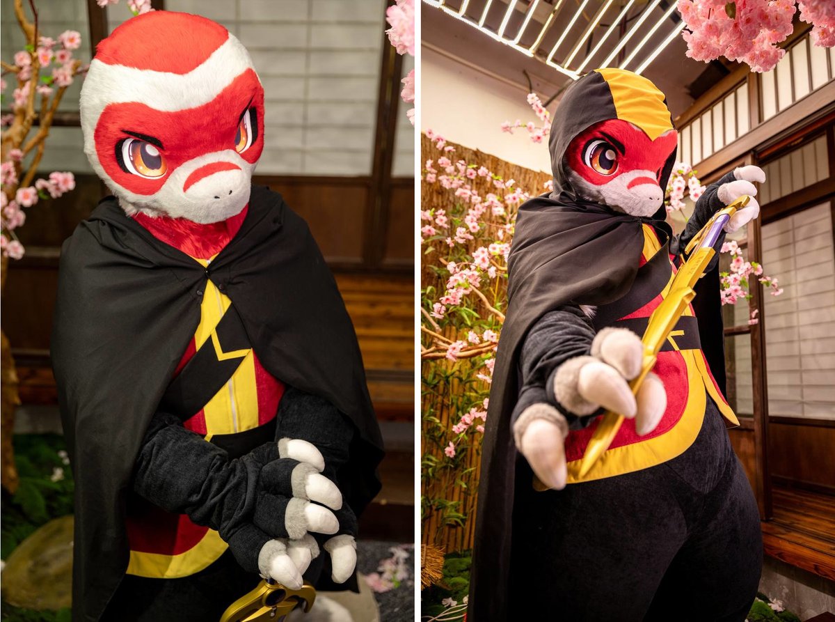 Aziel_Lizord's tweet image. "As a knight I swore an oath to the people- but don't underestimate me, or else."
📸: @furmony
Thank you Furmony, for bringing my character to life!
#FursuitFriday #fursuit #furmony #lizard