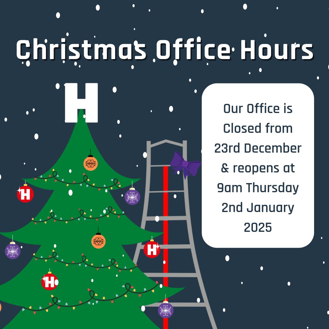 The Henchman Office will be closed after today for the Christmas break. We'll be back open at 9am on Thursday 2nd January 2025. Wishing everyone a Merry Christmas and a very Happy New Year! 🎅🎄