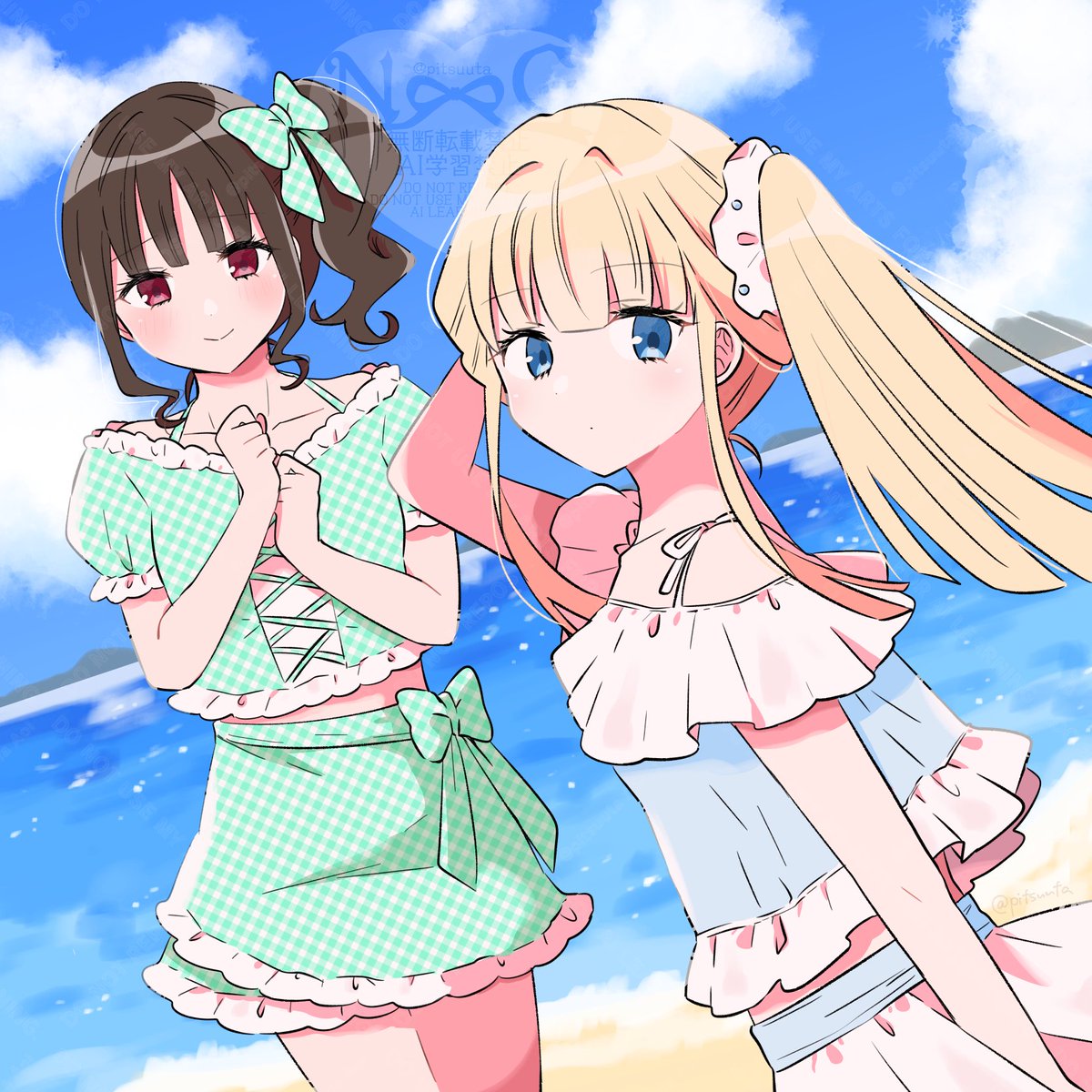 #2024年自分が選ぶ今年の4枚 
ユキまゆ中心の4枚です🩵💚 