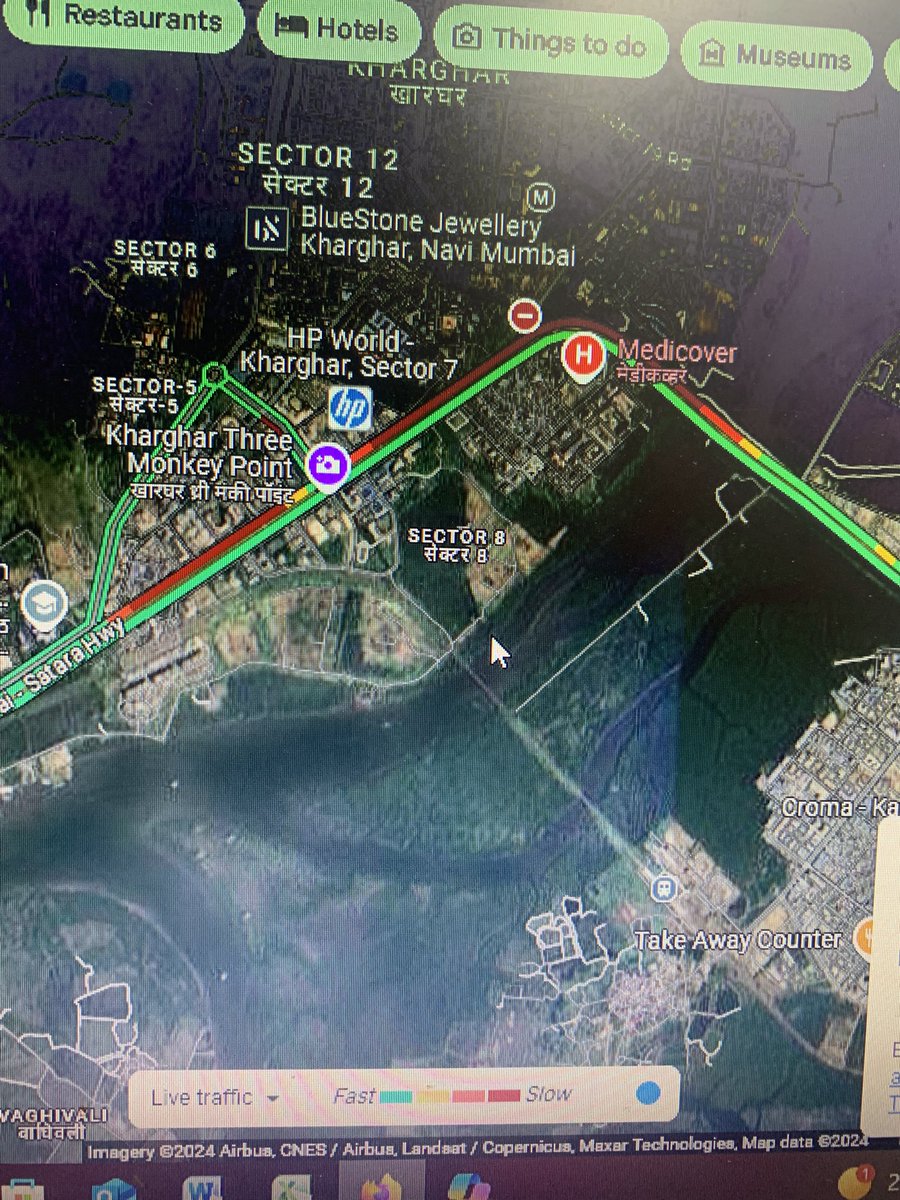 The Route from Belapur to Kalamboli jam packed due to bridge repair. Teams are working and fully monitored by traffic agencies . Do take Belapur Ulwe route Atal Setu to bypass the jam. #TrafficAdvisory #mumbaitraffic