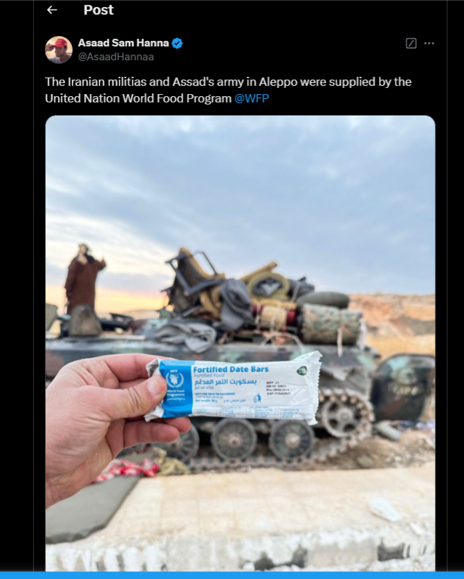 Jacaranga73's tweet image. quelle surprise  
🙄
#WorldFoodProgram 
#SyriaWar