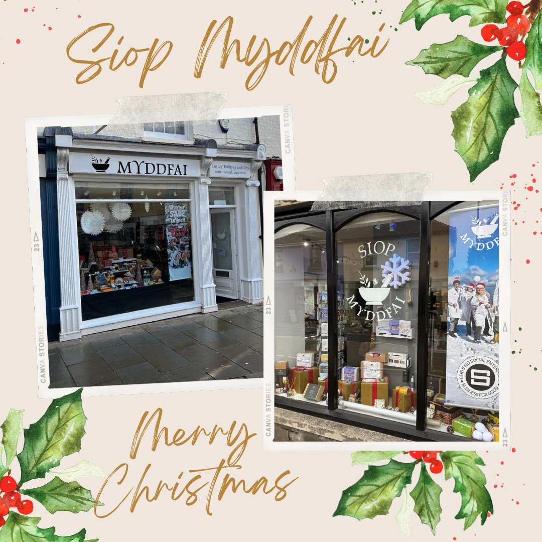 🎄🛍️ Don’t Forget! 🛍️🎄

Our shops in Llandeilo, Llandovery, and Brecon are open all weekend to help with your Christmas shopping! 🎁✨

Pop in, browse our lovely range and say hi—we’d love to see you! 🎅💖

Every purchase supports our social enterprise

myddfai.com