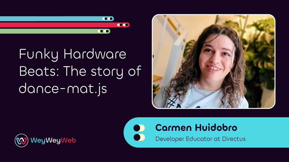 Wey Wey Web (@weyweyweb) on Twitter photo From Dance Dance Revolution to our own custom controller! 🕺
Carmen Huidobro (<a href="/hola_soy_milk/">Carmen Huidobro</a>) told us about her first proper hardware project at Wey Wey Wey 24.
Check her talk and more: youtu.be/Wye4RJHMvGA From Dance Dance Revolution to our own custom controller! 🕺
Carmen Huidobro (<a href="/hola_soy_milk/">Carmen Huidobro</a>) told us about her first proper hardware project at Wey Wey Wey 24.
Check her talk and more: youtu.be/Wye4RJHMvGA