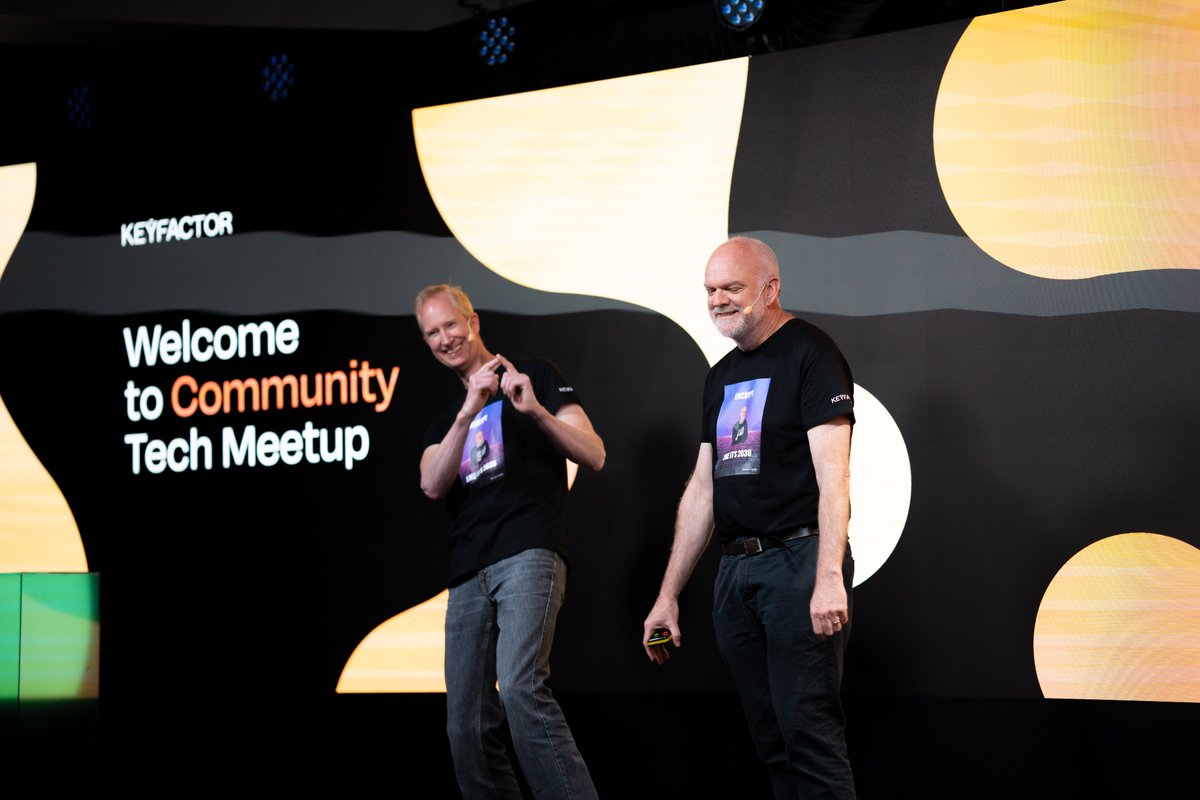 KeyfactorComm's tweet image. 🎄Happy Holidays! 🎄In 2024, we connected online via videos and forums and IRL at the Stockholm Tech Meetup. Thanks, Tomas and David 👇. Let’s continue the conversation in 2025! This year we’re making a donation to EFF.org  #PKI #PQC