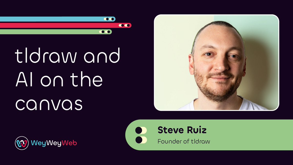 Wey Wey Web (@weyweyweb) on Twitter photo Who better to explain tldraw than its founder, Steve Ruiz (<a href="/steveruizok/">Steve Ruiz</a>) himself? 🤗
To dive deeper into the pros and cons of tldraw, as well as its surprising compatibility with AI, check out his talk here: youtu.be/xda03Lin5cY Who better to explain tldraw than its founder, Steve Ruiz (<a href="/steveruizok/">Steve Ruiz</a>) himself? 🤗
To dive deeper into the pros and cons of tldraw, as well as its surprising compatibility with AI, check out his talk here: youtu.be/xda03Lin5cY