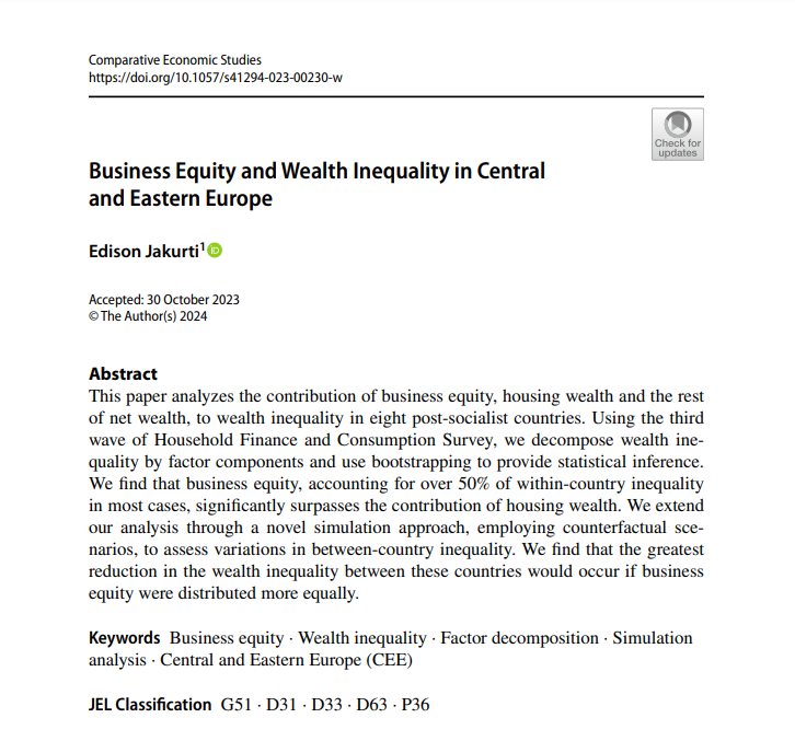 Comparative Economic Studies tweet media