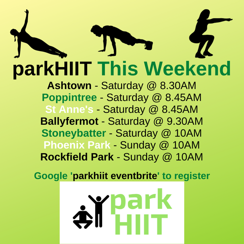 It's the most wonderful workout of the year!

Santa hats are mandatory at all parkHIIT locations this weekend 🎅

Ho Ho How to register: eventbrite.ie/o/parkhiit-378…