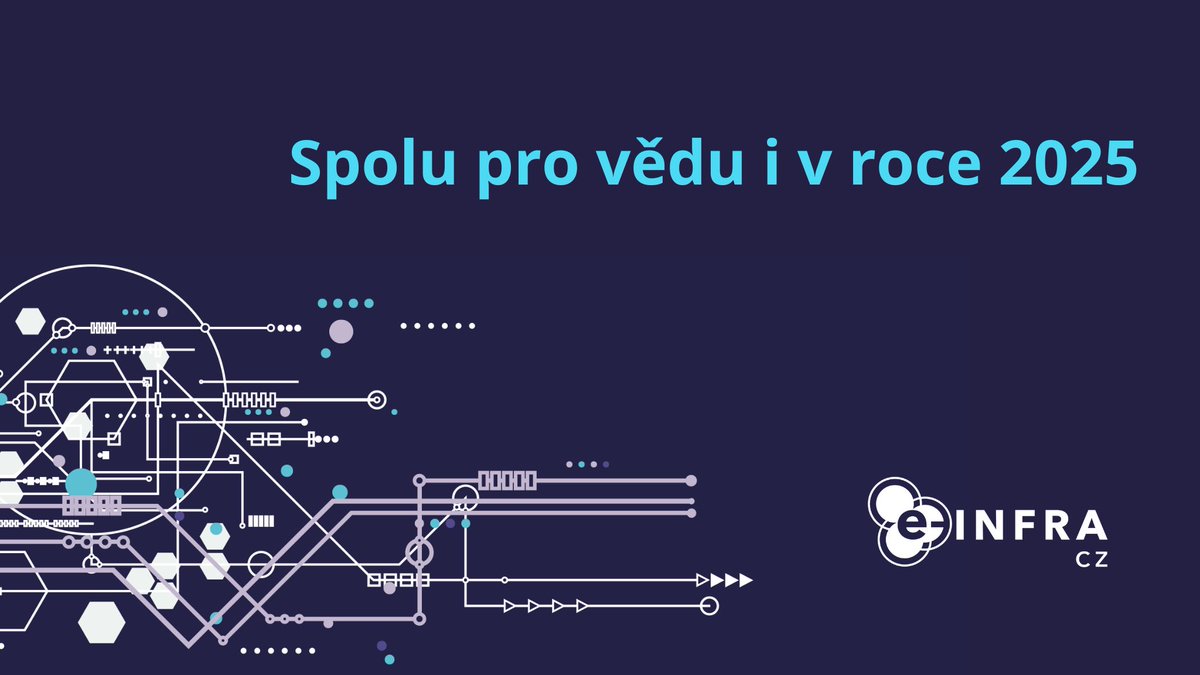 Do nového roku přejeme nejen těm, kdo tvoří budoucnost vědy a výzkumu 🧑‍🔬🔬, pevné spojení 🔗🤝, rychlé přenosy 🚀⚡, a nekonečný prostor pro nové objevy 🌌✨🔭.
