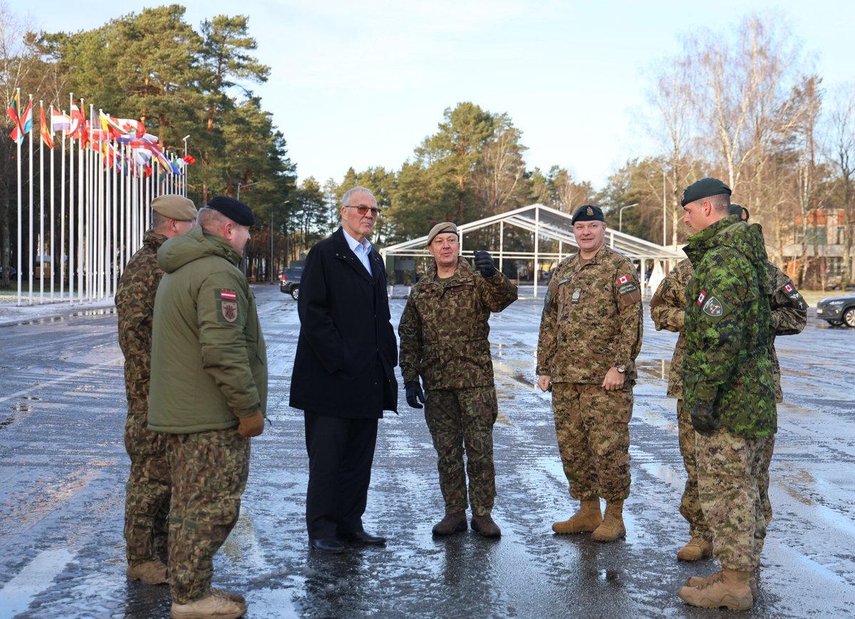 hqmndn's tweet photo. This week 🇨🇦 Minister of National Defense, The Honorable Bill Blair, was met by #MNDN DCOM BG Sandris Gaugers 🇱🇻
Visit, underscoring the significance of collaboration and unity among NATO Allies, also was a chance to discuss future plans.
#WeAreNATO #StrongerTogether https://t.co/OENK9S5zjy