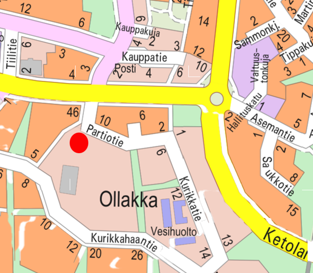 Kuntalaisille on jaossa hiekoitussepeliä pihojen ja kulkuväylien liukkaudentorjuntaan! 

Kasa sijaitsee Partiotiellä karttakuvan mukaisessa paikassa. Mukaan tarvitset oman ämpärin. 🪣 

Rauhallista joulunaikaa toivottaa,
Liikenneväylät-yksikkö