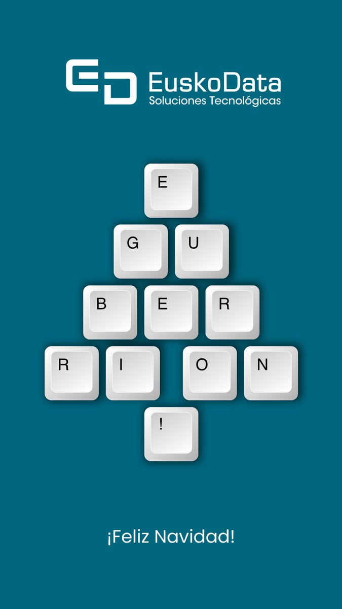 EuskoData_SA's tweet photo. 🎅✨ ¡Feliz Navidad a todos! 🎁 Eguberri on✨

🥂 Brindamos porque esta Navidad esté llena de buenos momentos y muchas ganas de disfrutar de lo que realmente importa.

🎉 ¡Que el 2025 venga cargado de cosas increíbles! 

¡Felices fiestas!🎄#nuestrosmejoresdeseos https://t.co/SK3qXhxDk1