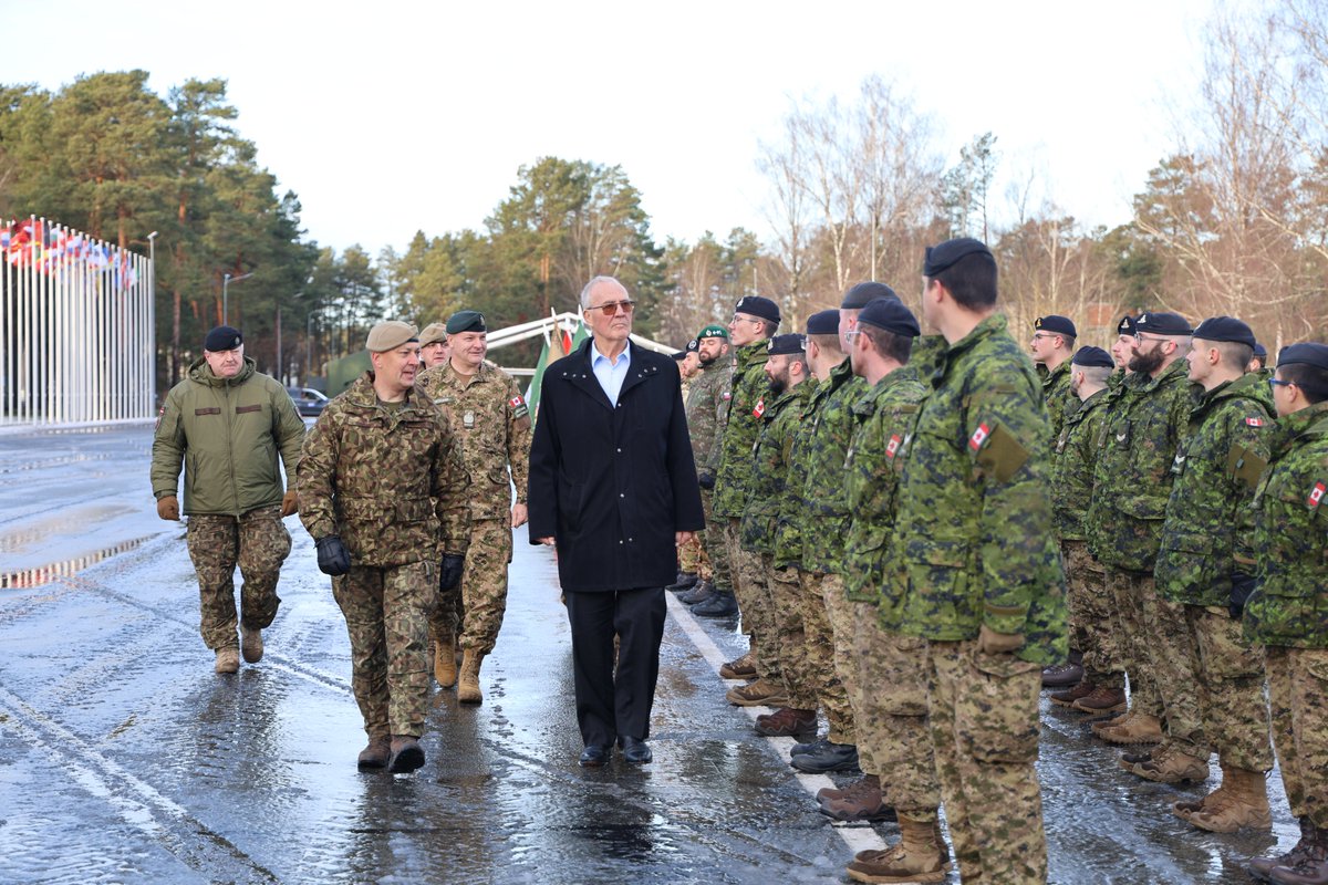 hqmndn's tweet photo. This week 🇨🇦 Minister of National Defense, The Honorable Bill Blair, was met by #MNDN DCOM BG Sandris Gaugers 🇱🇻
Visit, underscoring the significance of collaboration and unity among NATO Allies, also was a chance to discuss future plans.
#WeAreNATO #StrongerTogether https://t.co/OENK9S5zjy