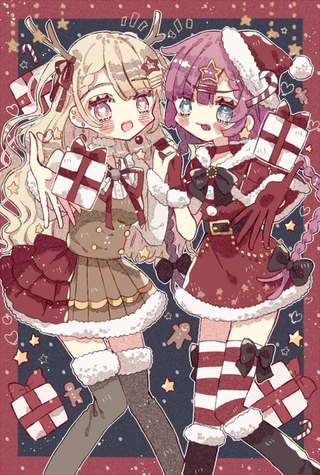 去年のクリスマスイラストです 