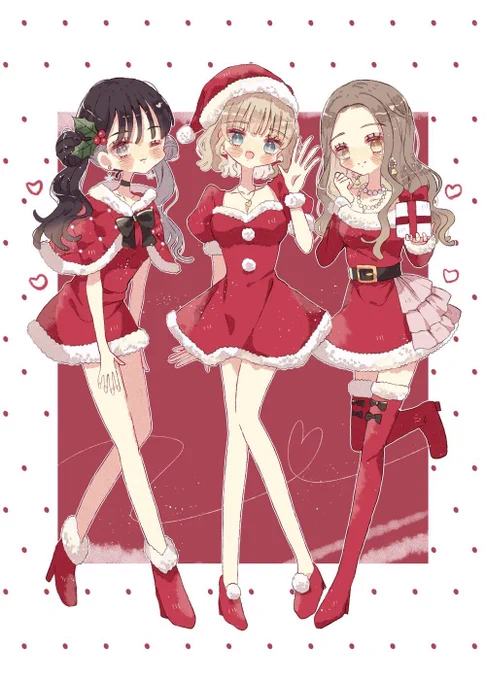 去年のクリスマスイラストです 