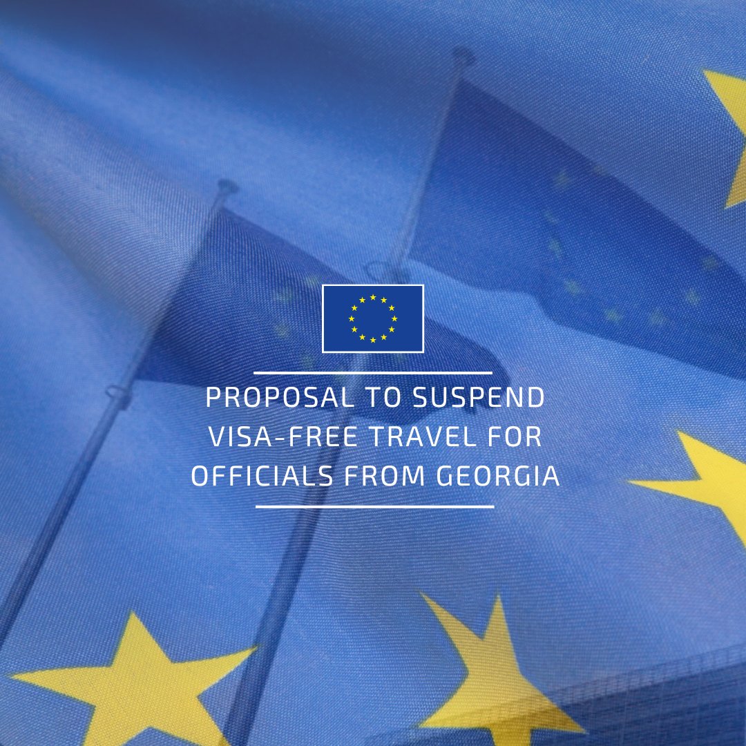 Georgian authorities cannot repress peaceful protests without consequences.

Today, we are holding them accountable by proposing to suspend the visa-free regime for diplomatic and official passport holders.

We are also discussing additional measures.