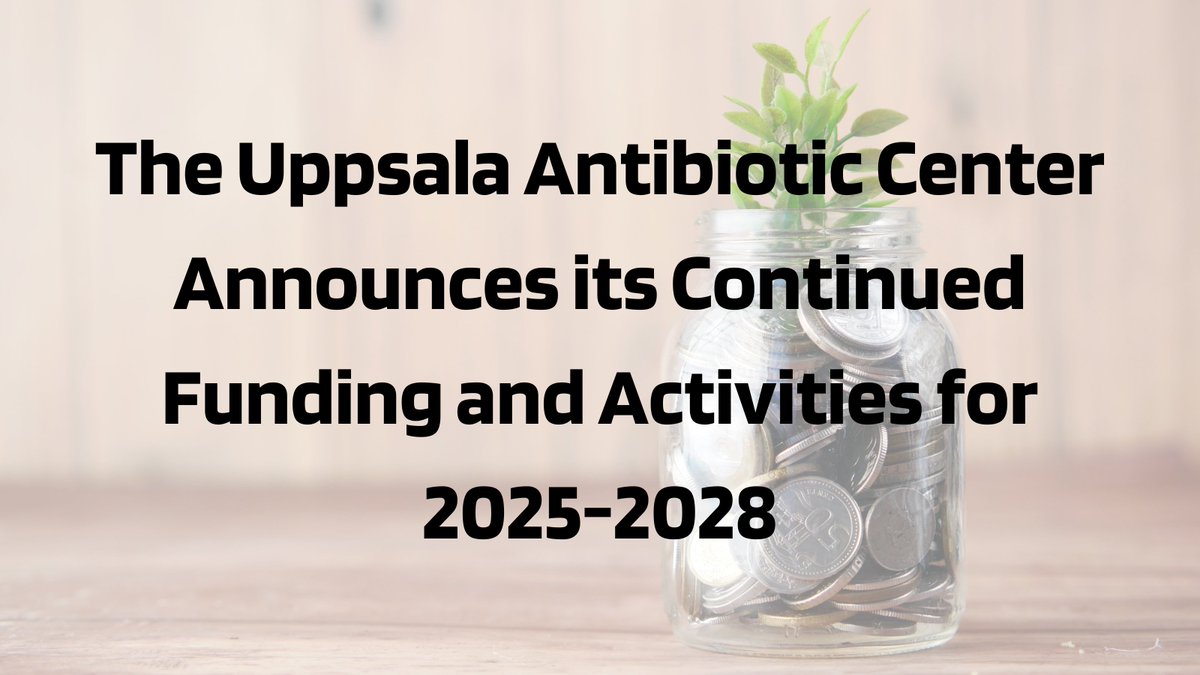 🚨 More Big News! 🚨 We have secured funding for 2025-2028! This means enhanced activities in education, and international collaboration, with a brand new associated phd research school in #AMR 🌍🔬

Keep an eye out for our new open program early 2025!
👇
uu.se/en/centre/upps…