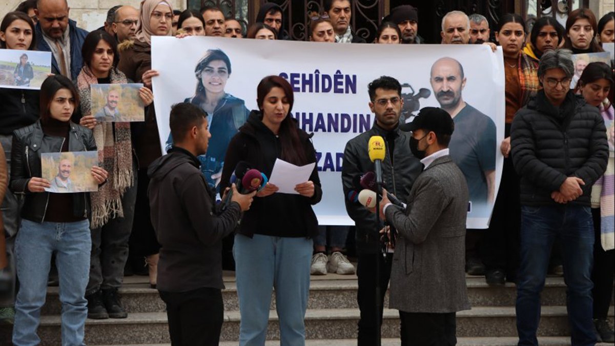 1MedyaNews's tweet image. Press organisations condemn Turkish drone strike that killed Kurdish journalists

🔷Kurdish journalists Nazim Daştan and Cîhan Bilgin killed in Turkish drone strike. Press organisations demand justice.⤵️

#FreePress #PressFreedom #DefendJournalists #JournalistsUnderFire