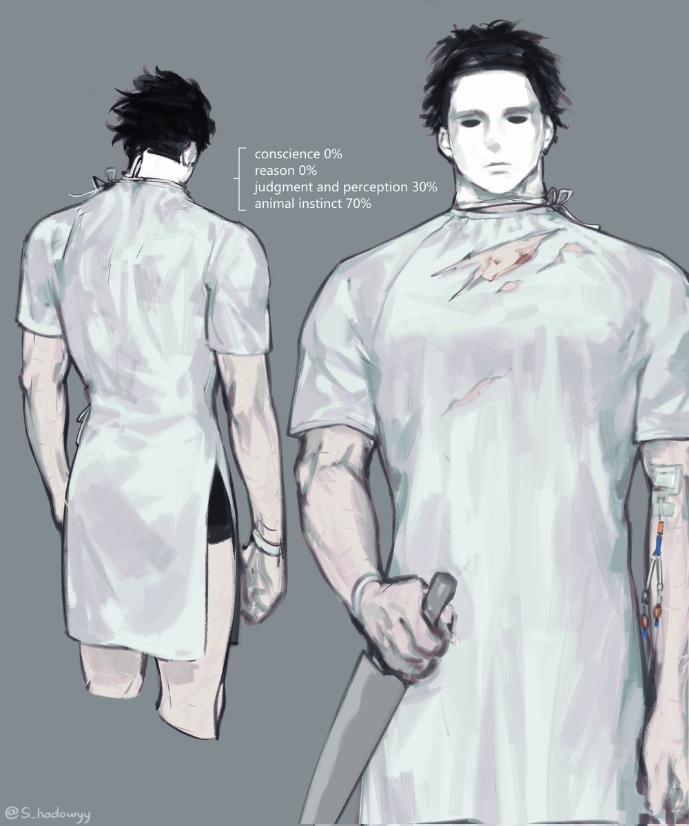 S_hadowyy's tweet image. 栖息于哈登菲尔德的神秘大型生物
#dbdfanart 
#michaelmyers