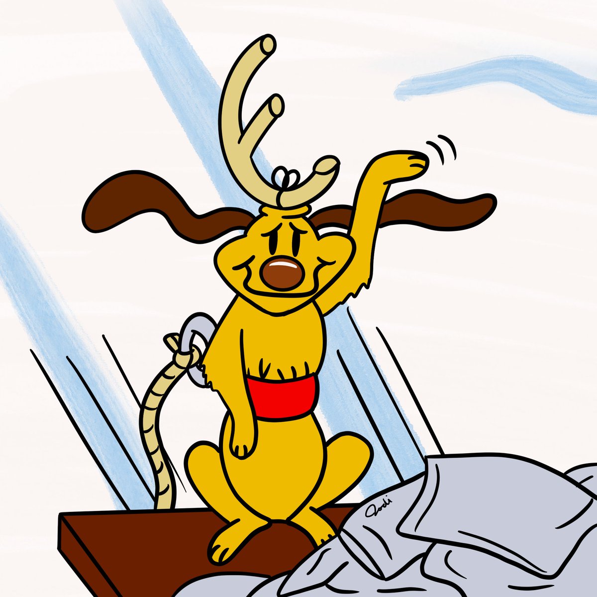 Happy Friday! Here is a redraw of Max! 🐶🎄 #fanartfriday #max #thegrinch #howthegrinchstolechristmas #digitalart