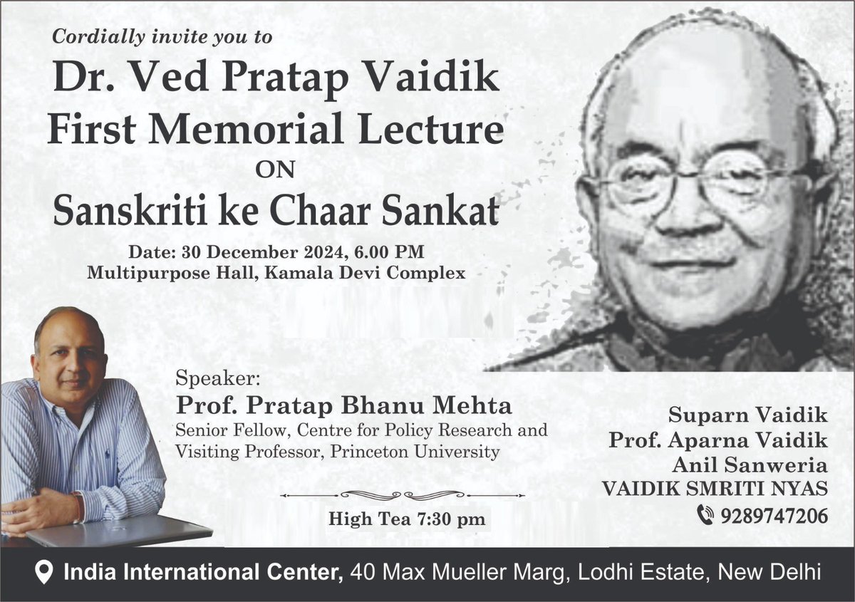 Ved Pratap Vaidik tweet media