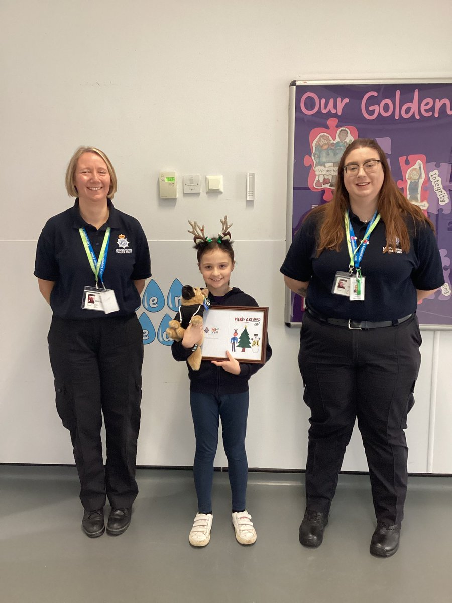 Today one of our wonderful Y5 young students received an award for winning a mini police competition.  #Minipolice