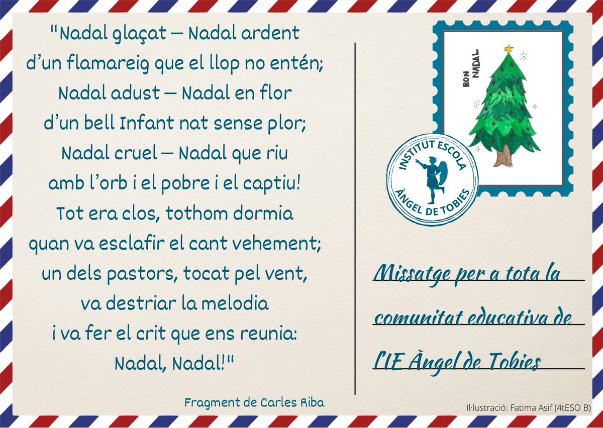 Us desitgem unes Bones Festes! 🎁🎄