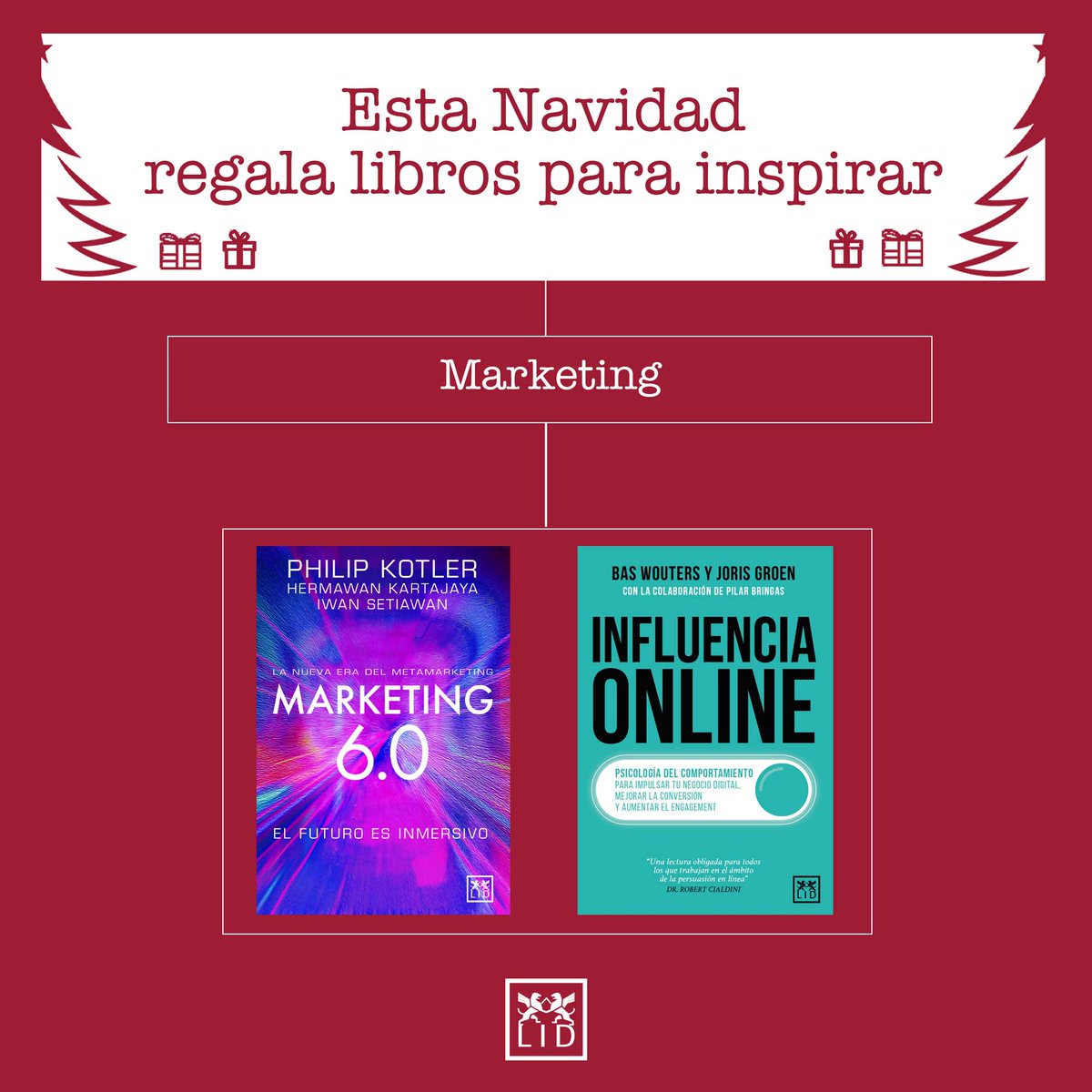 LID Editorial (@lideditorial) on Twitter photo ¡Esta Navidad regala #libros para potenciar el buen #marketing!
📙 #Marketing6.0, de <a href="/kotl/">Philip Kotler</a> <a href="/hermawank/">Hermawan Kartajaya</a> <a href="/iwansetiawanyk/">Iwan Setiawan</a>
📗 #InfluenciaOnline, de <a href="/PilarBringas/">MarketingEnPositivo</a> <a href="/jorisgroen/">Joris Groen</a> #Wouters
Todas nuestras recomendaciones👇
lidlibros.com/noticia.php?no…
<a href="/Disbook_es/">Disbook</a> <a href="/AlmuzaraLibros/">Almuzaralibros</a> ¡Esta Navidad regala #libros para potenciar el buen #marketing!
📙 #Marketing6.0, de <a href="/kotl/">Philip Kotler</a> <a href="/hermawank/">Hermawan Kartajaya</a> <a href="/iwansetiawanyk/">Iwan Setiawan</a>
📗 #InfluenciaOnline, de <a href="/PilarBringas/">MarketingEnPositivo</a> <a href="/jorisgroen/">Joris Groen</a> #Wouters
Todas nuestras recomendaciones👇
lidlibros.com/noticia.php?no…
<a href="/Disbook_es/">Disbook</a> <a href="/AlmuzaraLibros/">Almuzaralibros</a>