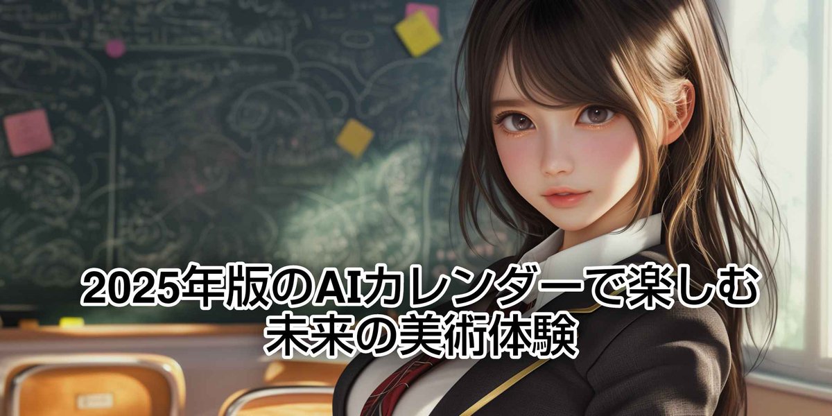 2025年のAIアートカレンダーで楽しむ未来の美術体験 colorful-school.fun/ai-calen-art/