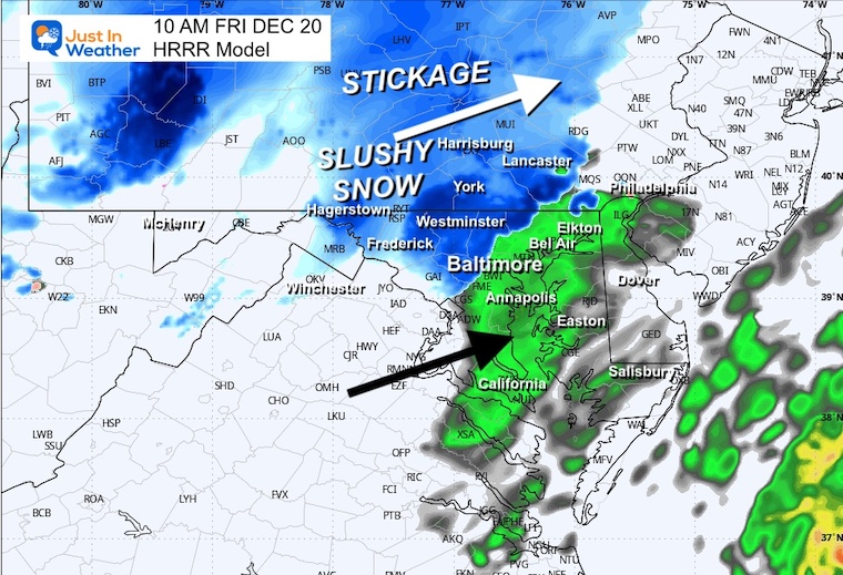 JustinWeather's tweet photo. Good Morning it’s Friday December 20
🌧️ ❄️ Slushy Snow Inland/Light Mix or Rain in Metro Areas.
🚗 Road Problems in Central PA and far western MD
📏 ⛄️ Some accumulation (over 2 inches) includes metro Philadelphia
🥶 🏈 🌡️ MUCH COLDER Into This Weekend; Includes Penn State and Ravens Games
🎄 Christmas Eve May Bring Flurries; The Holiday Now Appears To Stay Cold
🔗 Full Report: https://t.co/FKziCNc2Q5