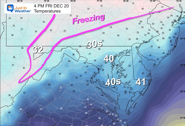 JustinWeather's tweet photo. Good Morning it’s Friday December 20
🌧️ ❄️ Slushy Snow Inland/Light Mix or Rain in Metro Areas.
🚗 Road Problems in Central PA and far western MD
📏 ⛄️ Some accumulation (over 2 inches) includes metro Philadelphia
🥶 🏈 🌡️ MUCH COLDER Into This Weekend; Includes Penn State and Ravens Games
🎄 Christmas Eve May Bring Flurries; The Holiday Now Appears To Stay Cold
🔗 Full Report: https://t.co/FKziCNc2Q5