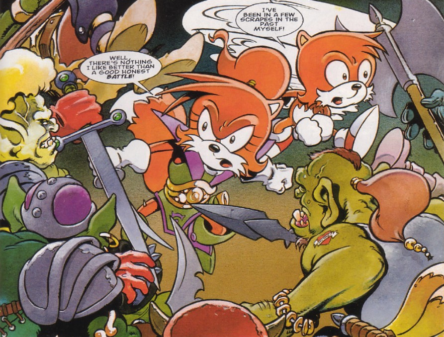 Out now: SONIC THE COMIC THE PODCAST #144! Christmas is just around the corner, but resolution to this issue's ongoing plots feels forever out of reach! SO: If it's a REAL taste of the future you want, get yourself some gaaaarlic bread! AND: What are... the Seven Seals of Mobius?