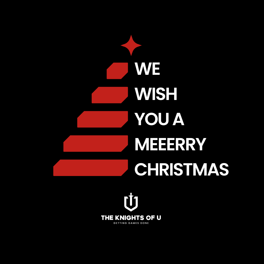 #HappyHolidays from The Knights of U!

2024 was a big year for us—we launched W.A.N.D. Project, rebranded, and introduced our new identity. Huge thanks to our players, partners, and amazing team for making it all possible. 💝

Here’s to a successful 2025 for everyone! 🎉