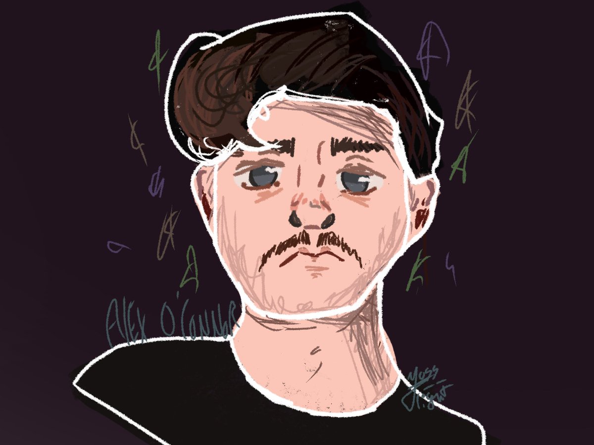 first ever art post on twitter,,,, be nice pls #art #digitalart <a href="/CosmicSkeptic/">Alex O'Connor</a>