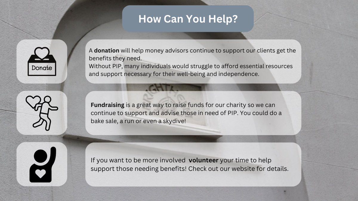 At St Luke’s Advice Service, we’re dedicated to supporting Brighton’s vulnerable community in navigating the complex process of claiming PIP (Personal Independence Payment). Your donations help us continue this important work.💙 #donate #brighton #charity 

Link in bio to donate!