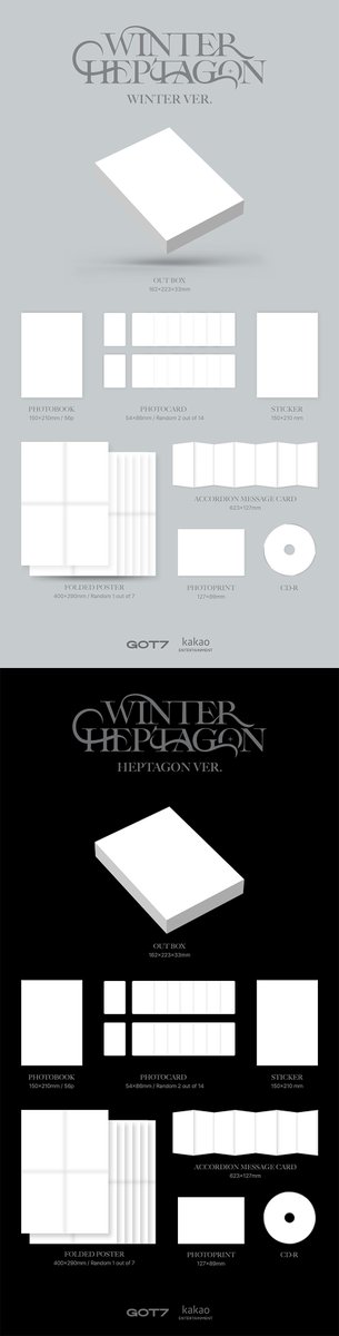 GOT7 - Album [Winter Heptagon] Canada G.O.
*Toronto-based*

***COST: Each album is 35 CAD***

Please fill out the form to join! forms.gle/geoFuXrqVhkJ6D…

*Deadline: January 18th at 8pm EST*