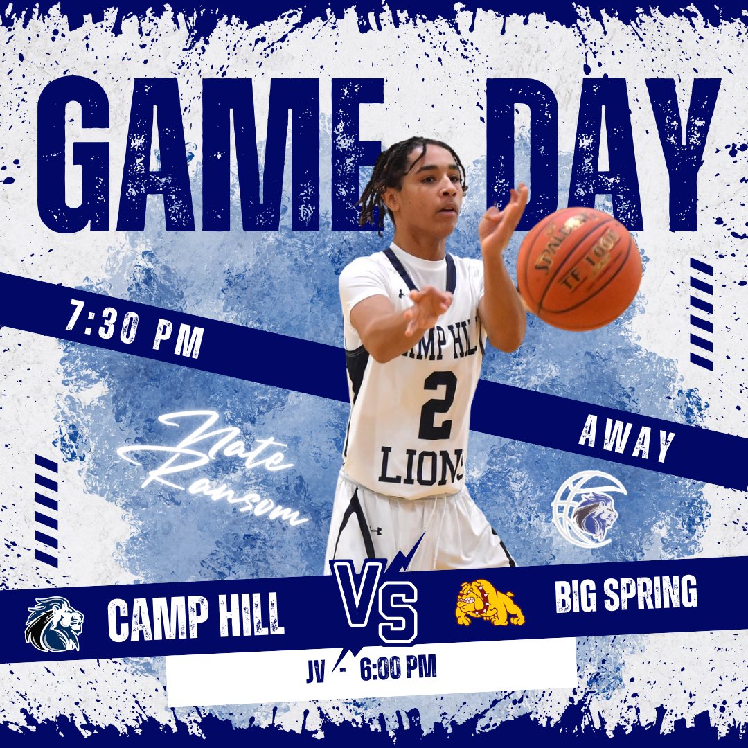 It's Game Day! The Lions will travel to play the Bulldogs of Big Spring this evening. Game times: JV - 6:00 / Varsity 7:30. We will update you if streaming information becomes available. Go Lions!