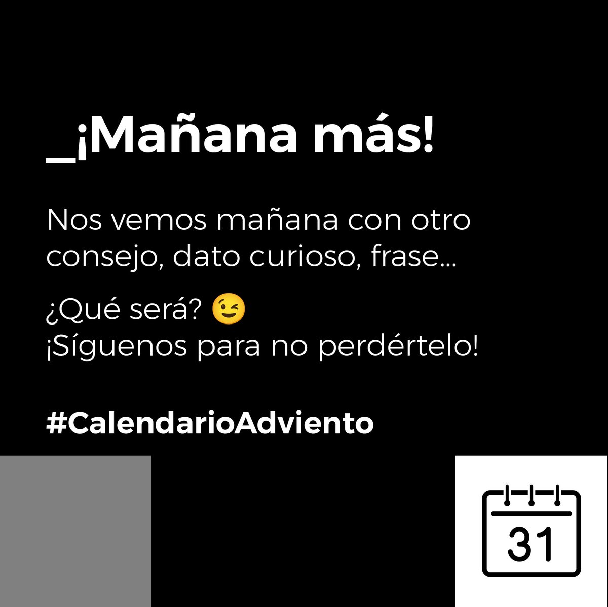 Hoy te hablamos de algo que te ayuda a conectar con tu público. Una cualidad que te hará destacar, y te damos un consejo para construirla. ¡Descúbrelo!

Nos vemos mañana con otro consejo, dato curioso, frase...
¿Qué será? 😉¡Síguenos para no perdértelo!
#calendarioadviento