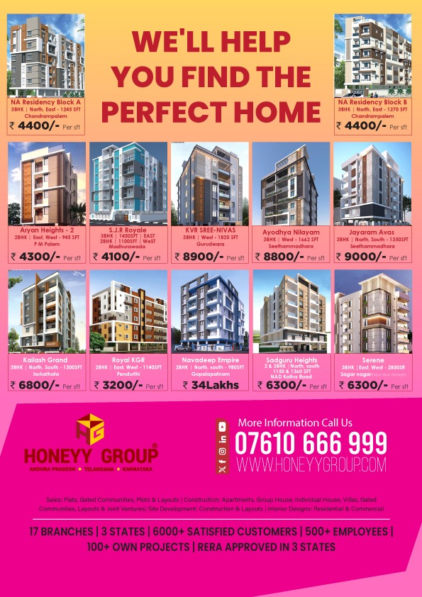 HoneyyGroup's tweet photo. Own a home that speaks of elegance and value. Our projects redefine quality living. Secure your future with us today!
https://t.co/PiWNdxX3wQ contact us at 7610666999 for more details
#newhome #FlatforsaleinKowkur #HomeBuyers #HoneyyGroup #OwnProjects #HoneyyConstructions https://t.co/TOzCyiF2AP