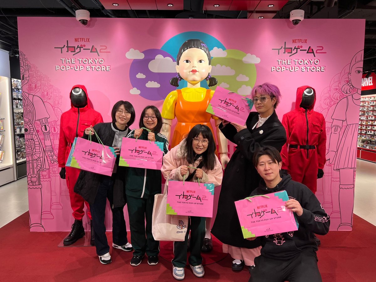 akamaru_ricky's tweet photo. イカゲーム2のポップアップストアのプレビューに招待していただいて行って来ました‼︎tiktok頑張るぞ〜👍 https://t.co/dtw18lvlXU