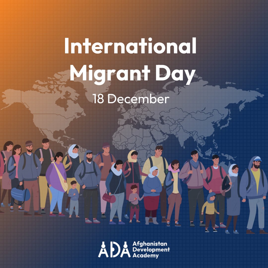 afgdevacademy's tweet image. Celebrating International Migrants Day ✨
Today, we proudly spotlight the remarkable achievements of Afghanistan migrants who are part of the Afghanistan Development Academy (ADA).
Their stories reflect resilience, determination, and hope.