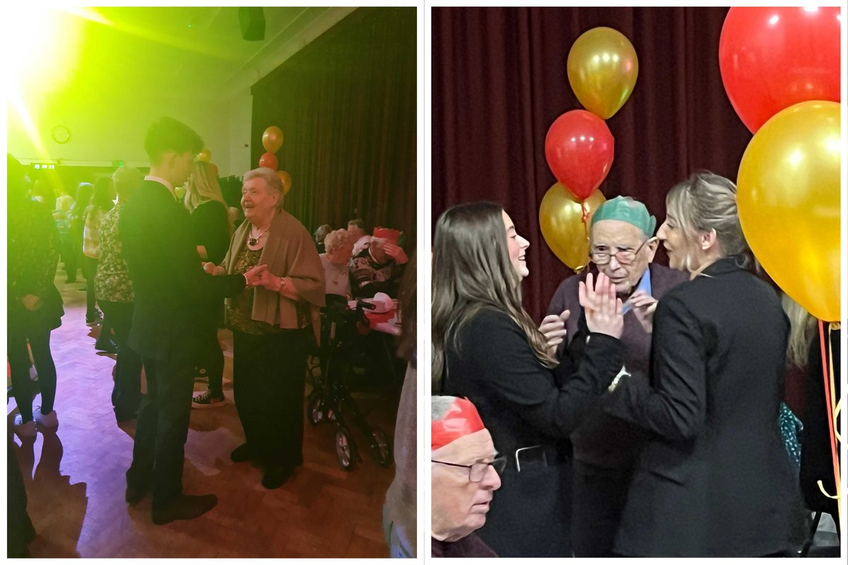 leftwichhigh's tweet photo. Hailed as 'the best one ever', the annual Senior Citizens' Christmas Party was held this week, and a blast was had by all! #community #leftwich #memories https://t.co/hsMGvqXcA8